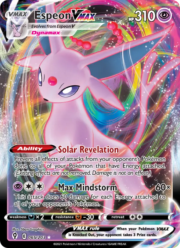 Espeon VMAX, 065/203