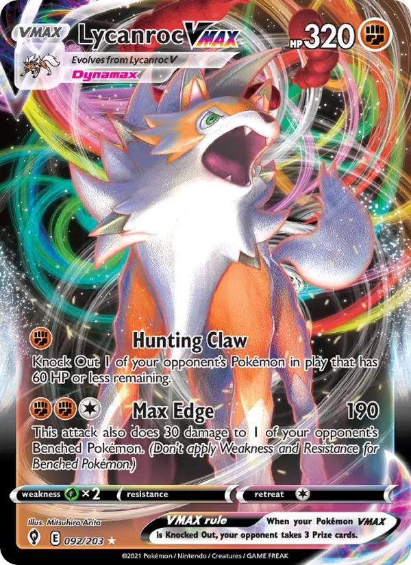 Lycanroc VMAX, 092/203