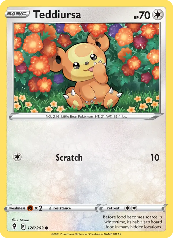 Teddiursa, 126/203