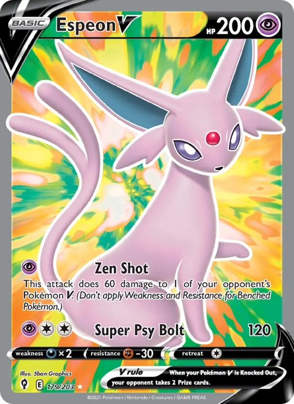 Espeon V, 179/203