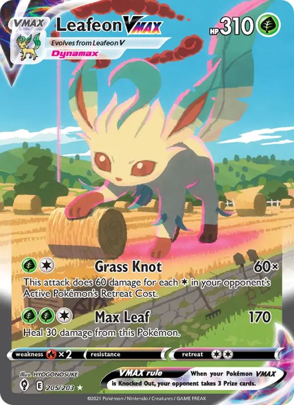Leafeon VMAX, 205/203