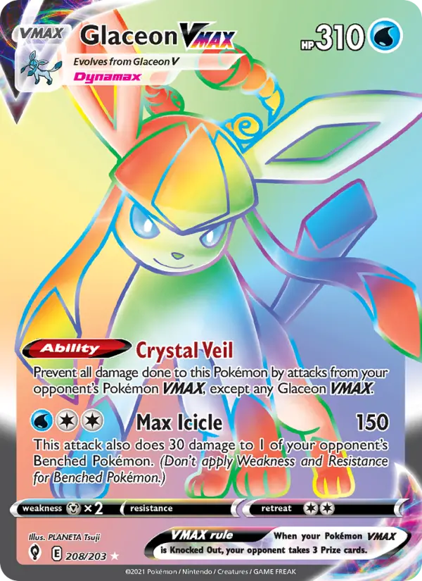 Glaceon VMAX, 208/203