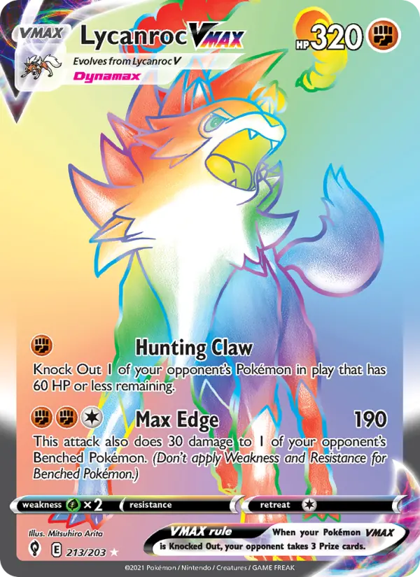 Lycanroc VMAX, 213/203