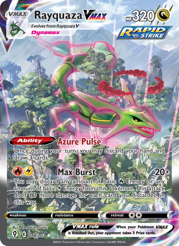 Rayquaza VMAX, 218/203