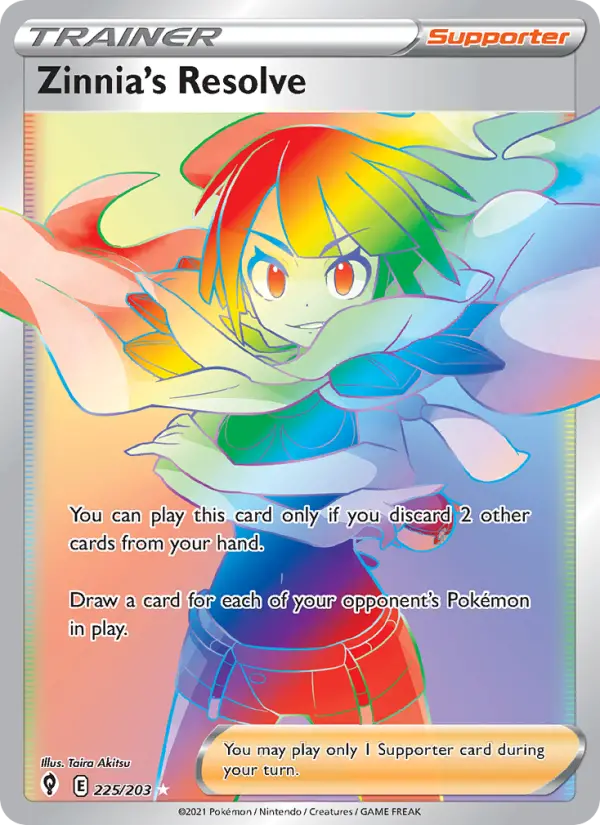 Zinnia's Resolve, 225/203