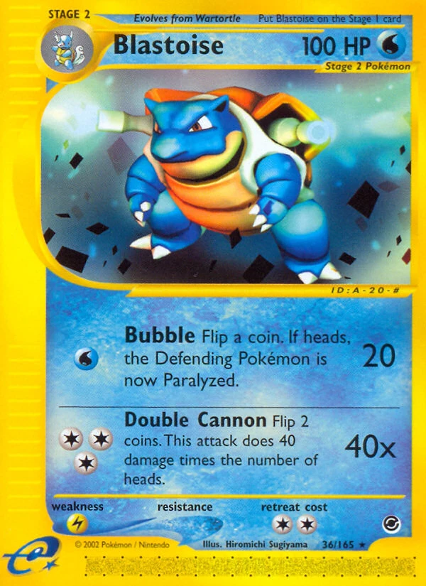 Blastoise, 036/165