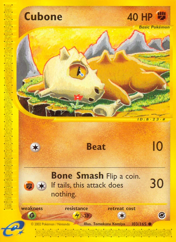 Cubone, 103/165