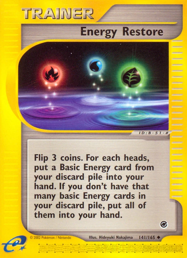 Energy Restore, 141/165