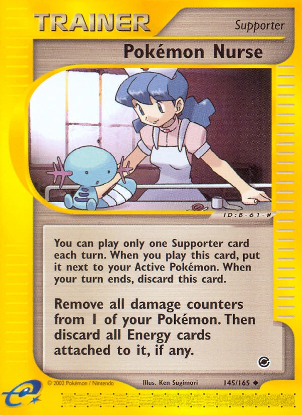 Pokémon Nurse, 145/165