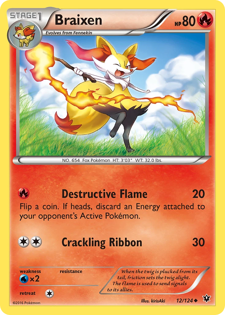 Braixen, 012/124