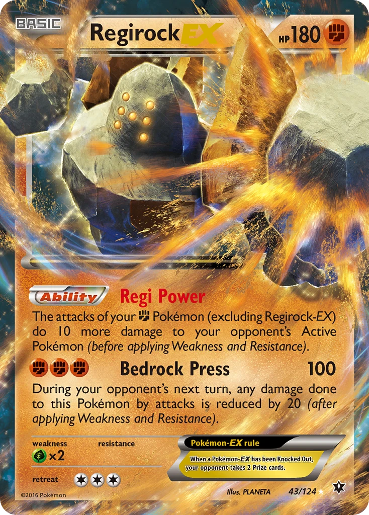 Regirock-EX, 043/124