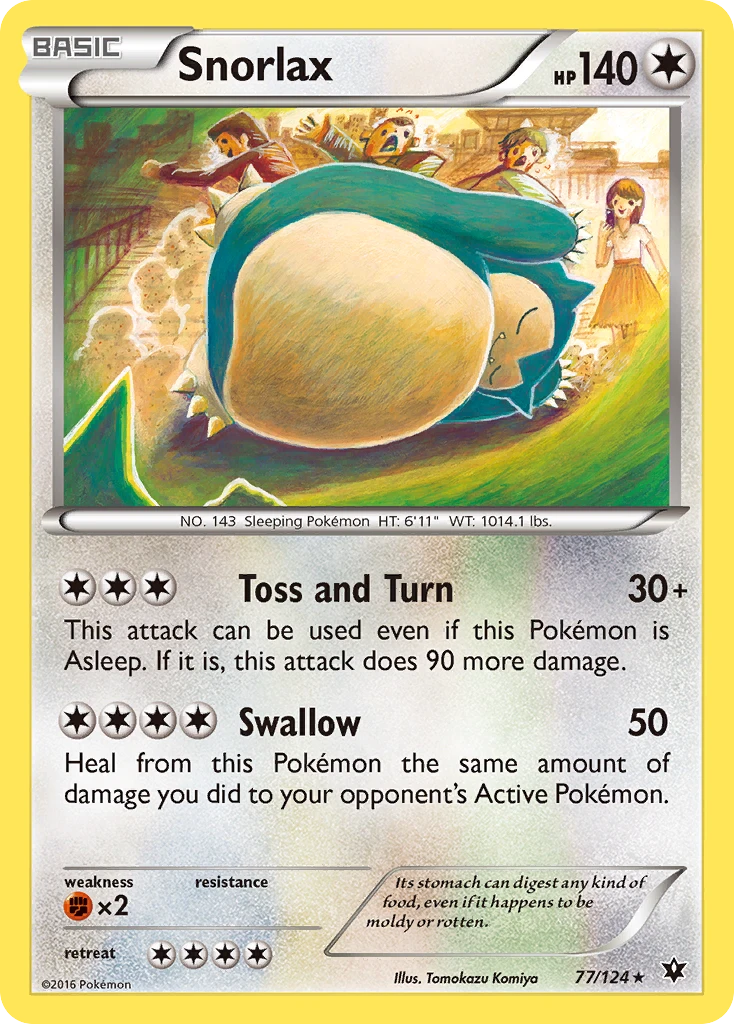 Snorlax, 077/124