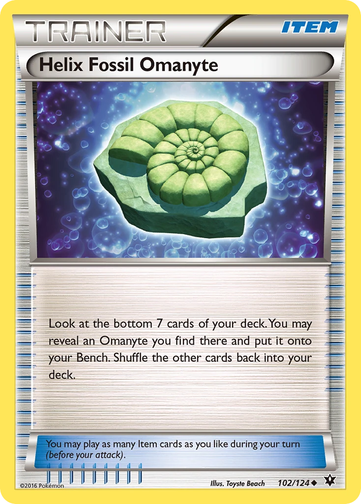 Helix Fossil Omanyte, 102/124