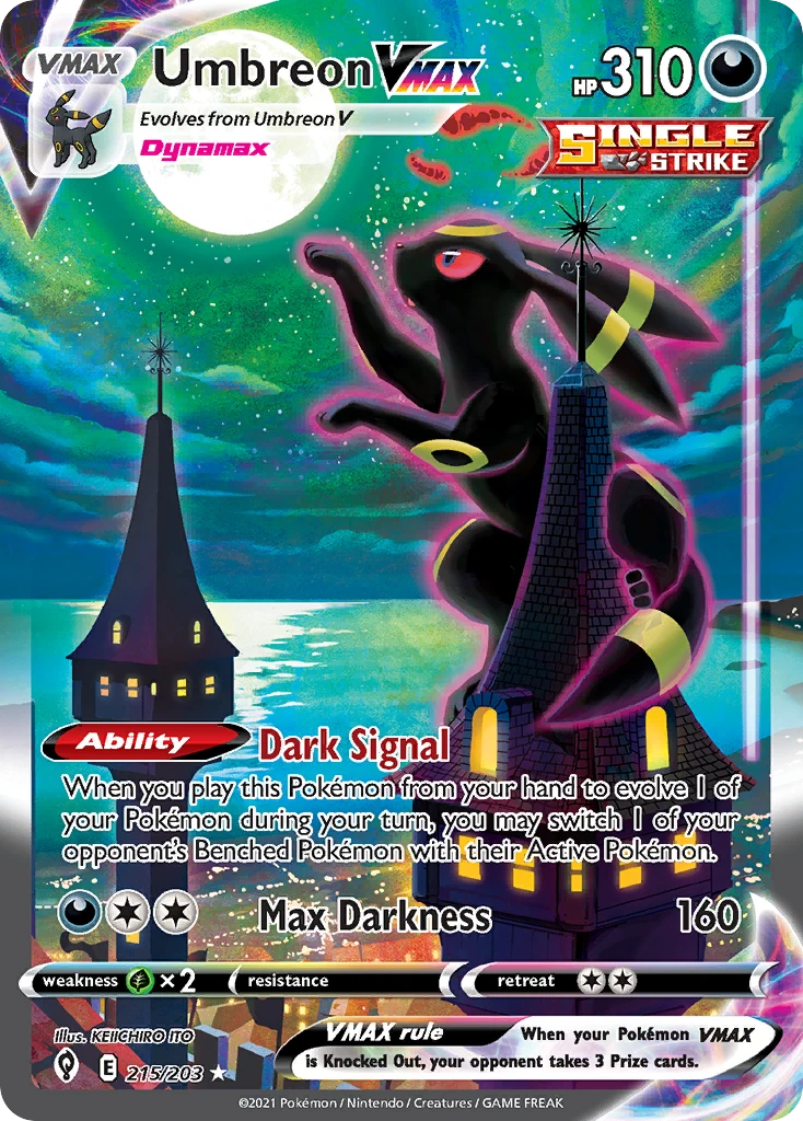 Umbreon VMAX trading card