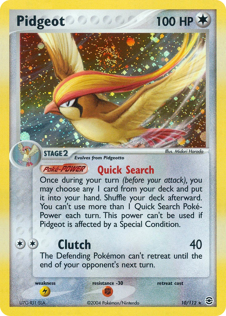 Pidgeot, 10/112