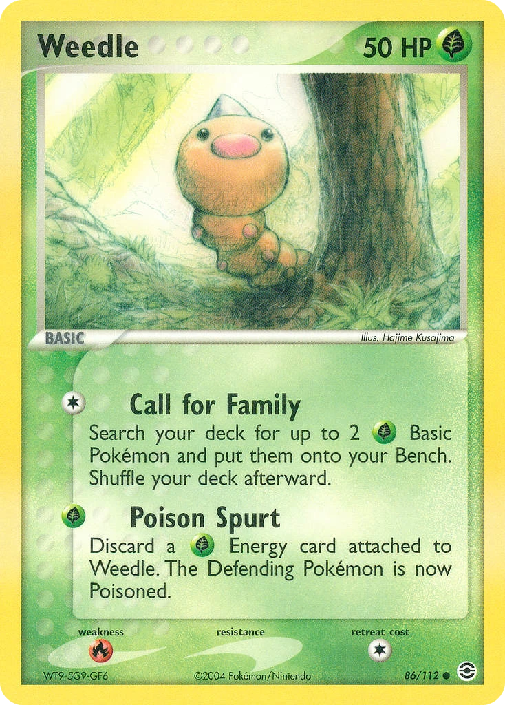 Weedle, 86/112