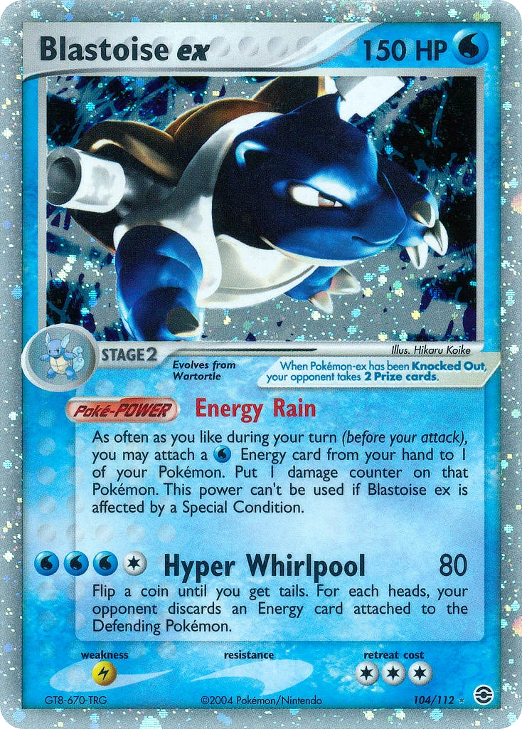 Blastoise ex, 104/112