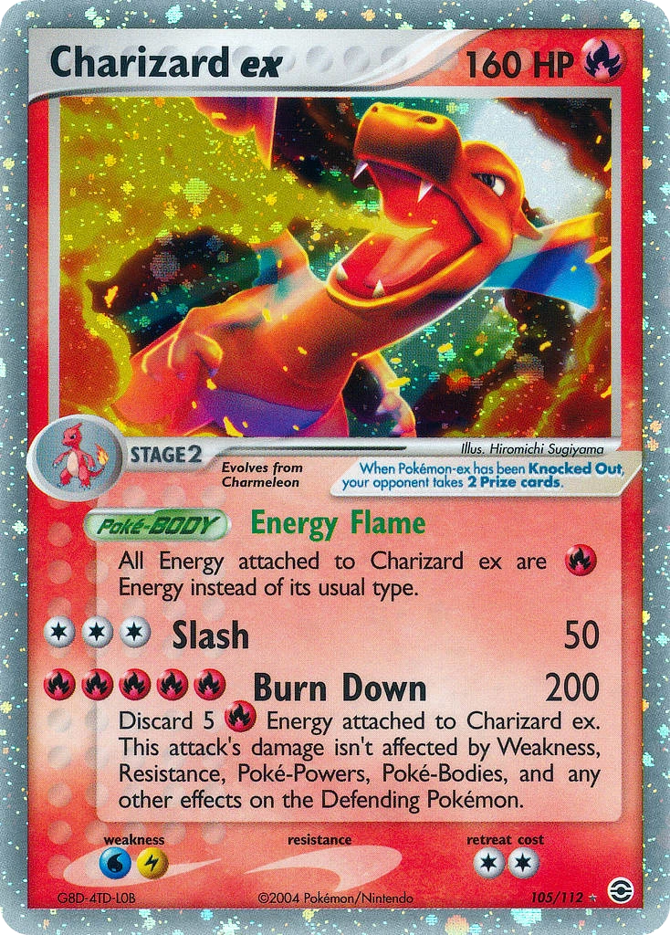 Charizard ex, 105/112