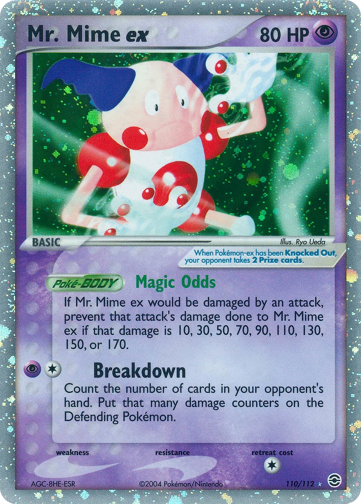 Mr. Mime ex, 110/112