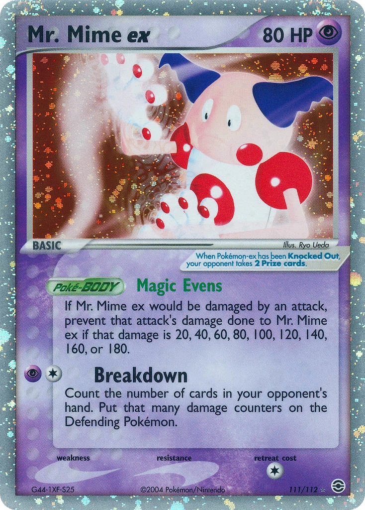Mr. Mime ex, 111/112