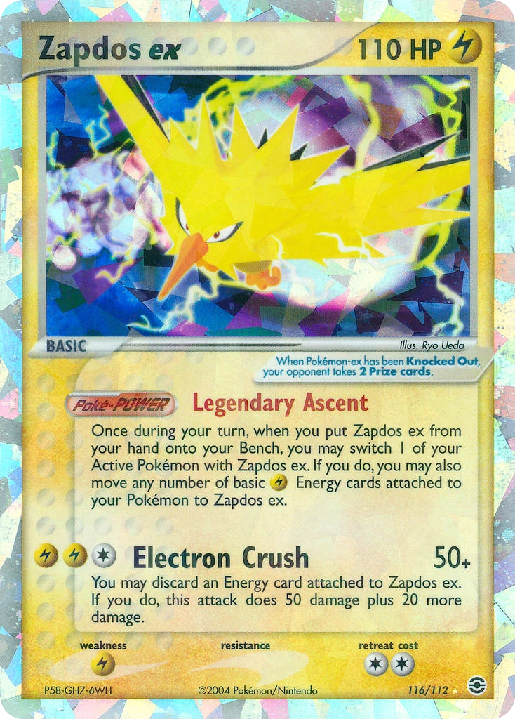 Zapdos ex, 116/112