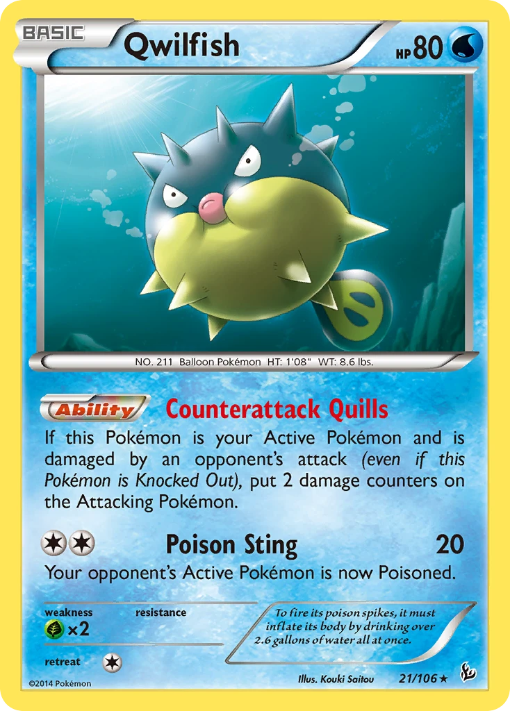 Qwilfish, 021/106