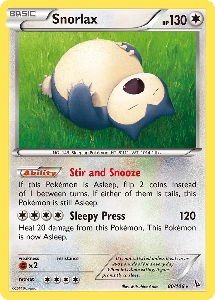 Snorlax, 080/106