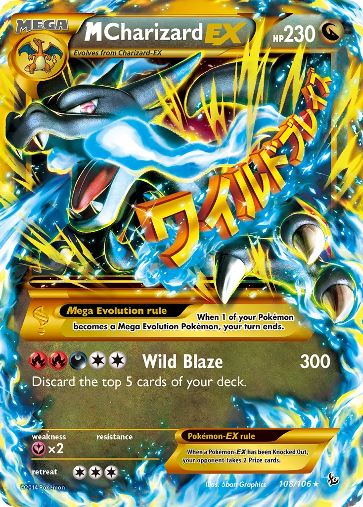 M Charizard-EX, 108/106