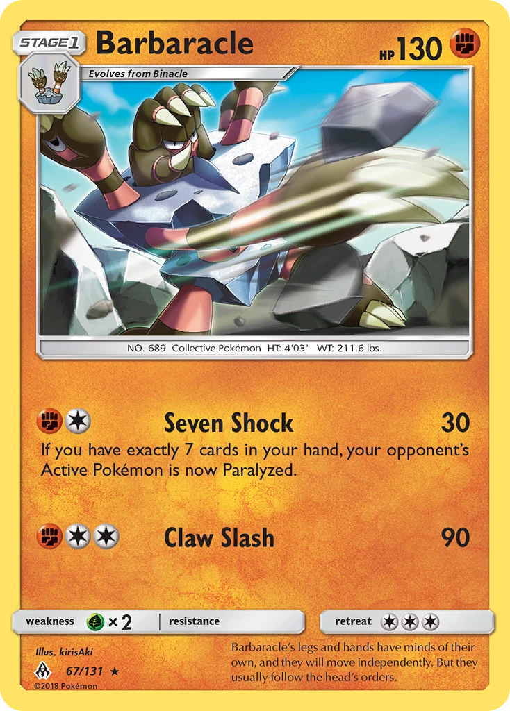 Barbaracle, 067/131