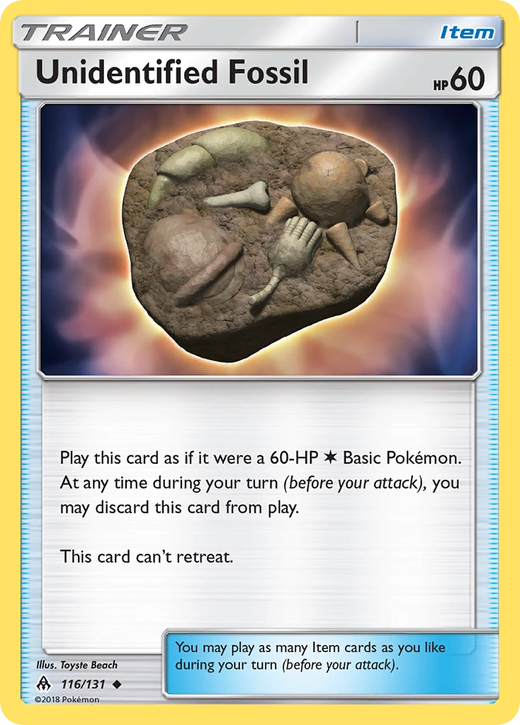 Unidentified Fossil, 116/131