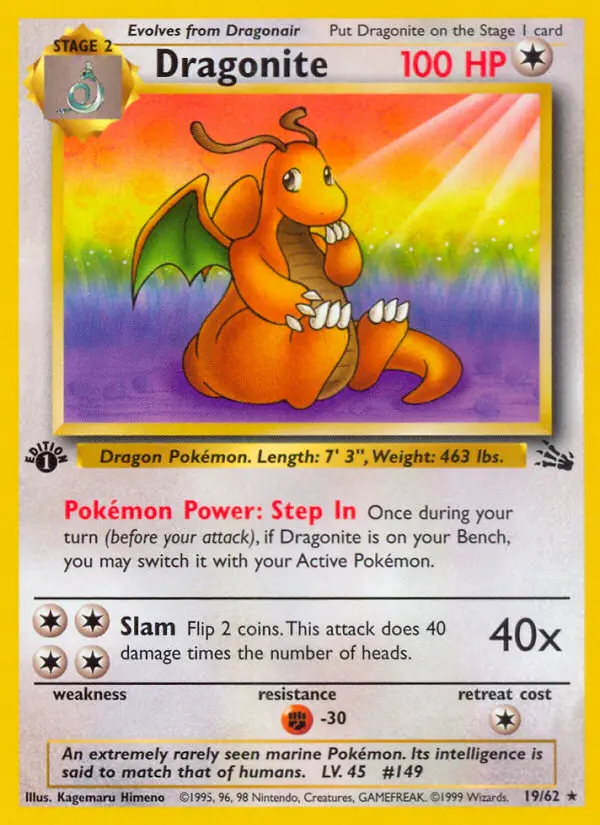 Dragonite, 019/062