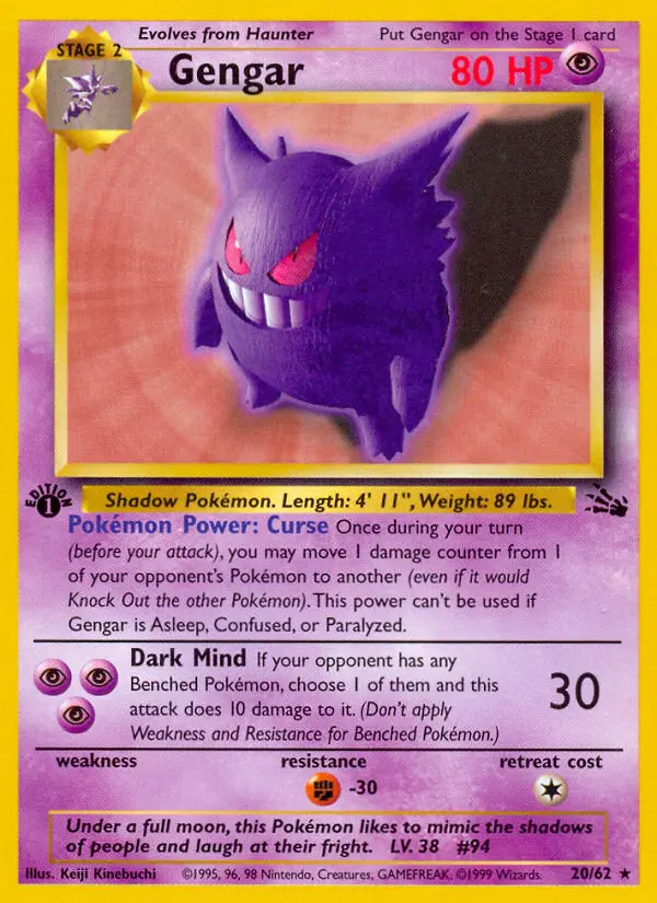 Gengar, 020/062