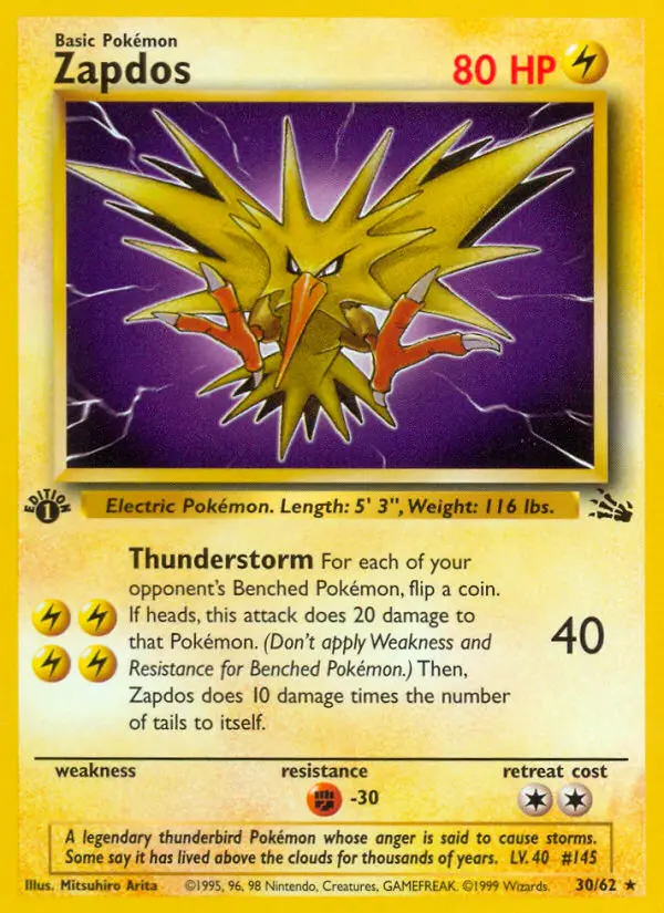 Zapdos, 030/062