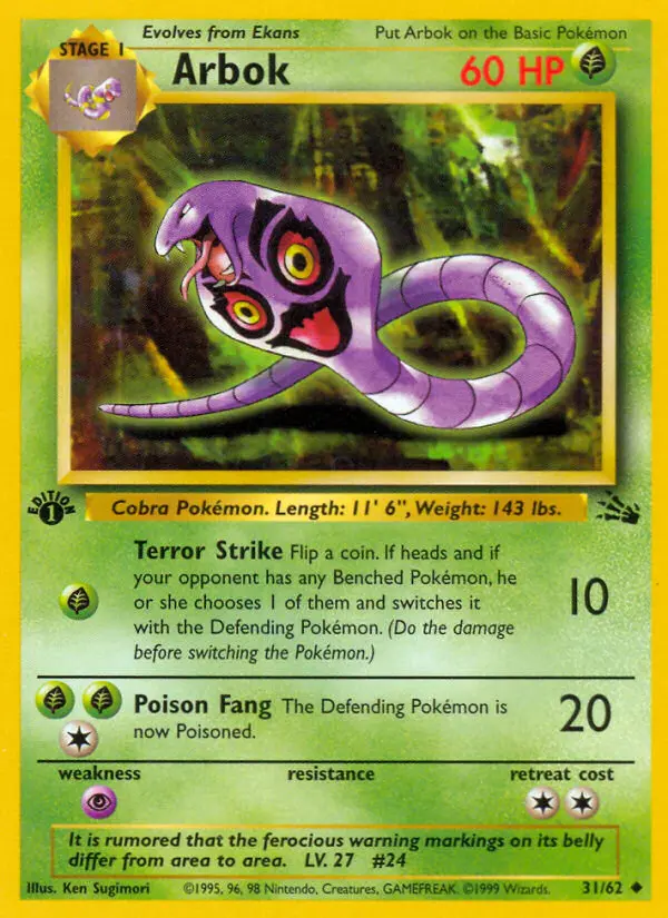 Arbok, 031/062