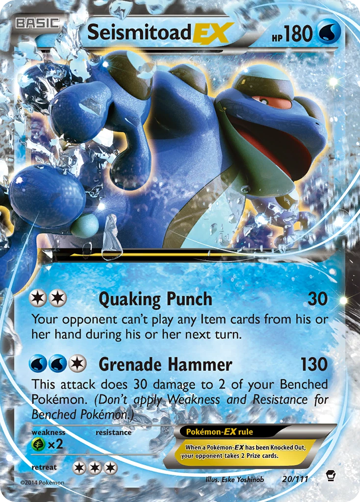 Seismitoad-EX, 020/111