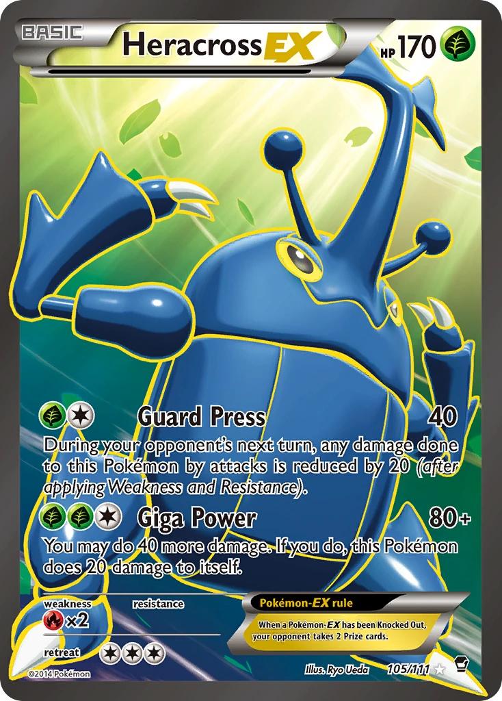 Heracross-EX, 105/111