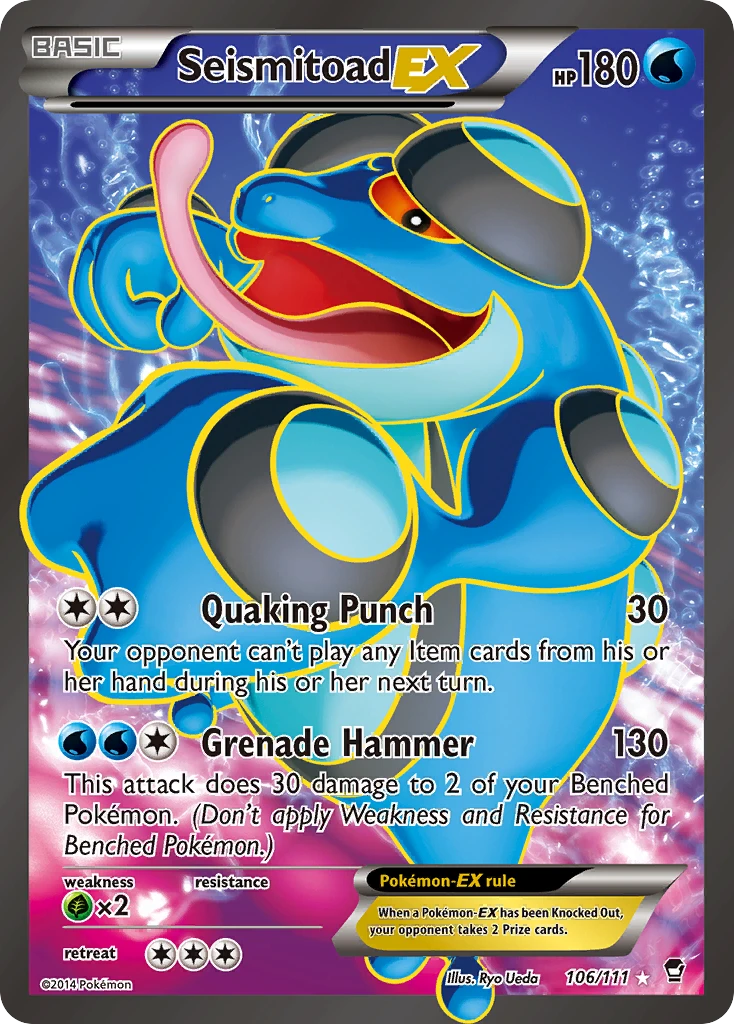 Seismitoad-EX, 106/111