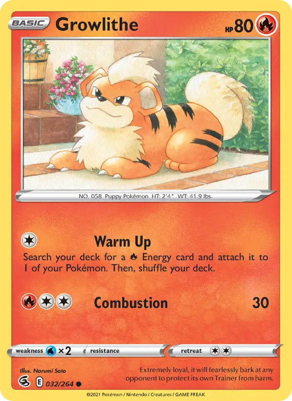 Growlithe, 032/264