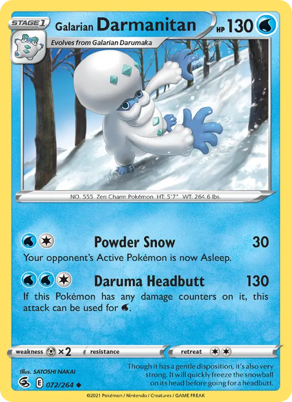 Galarian Darmanitan, 072/264