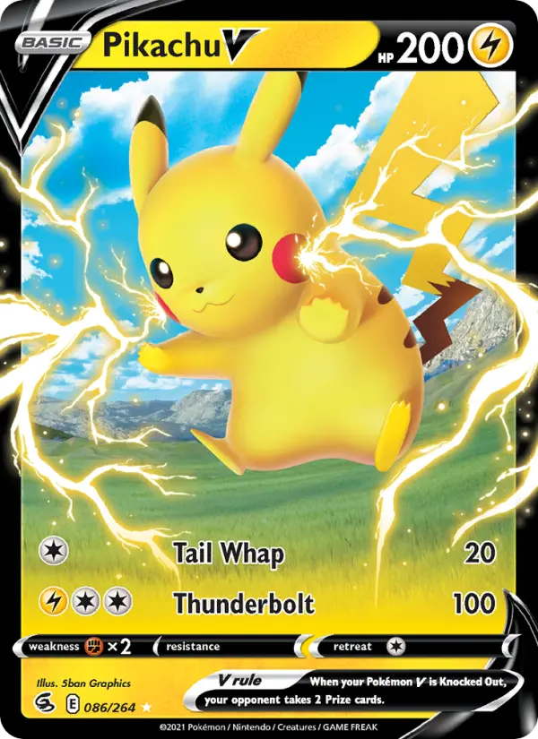 Pikachu V, 086/264