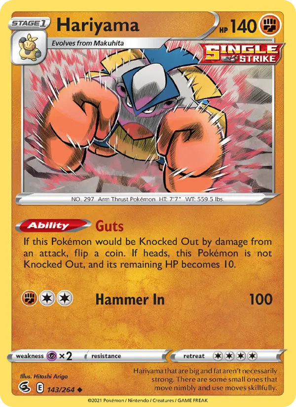 Hariyama, 143/264