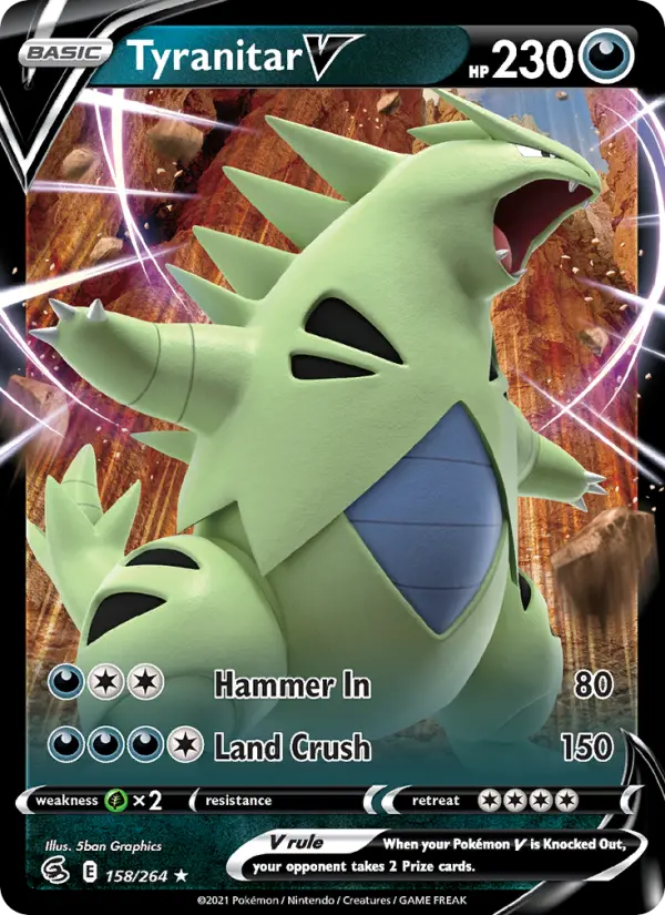 Tyranitar V, 158/264