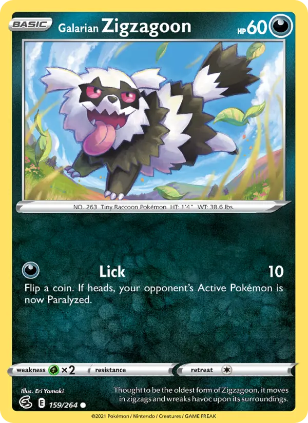 Galarian Zigzagoon, 159/264