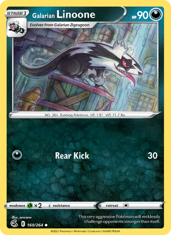 Galarian Linoone, 160/264