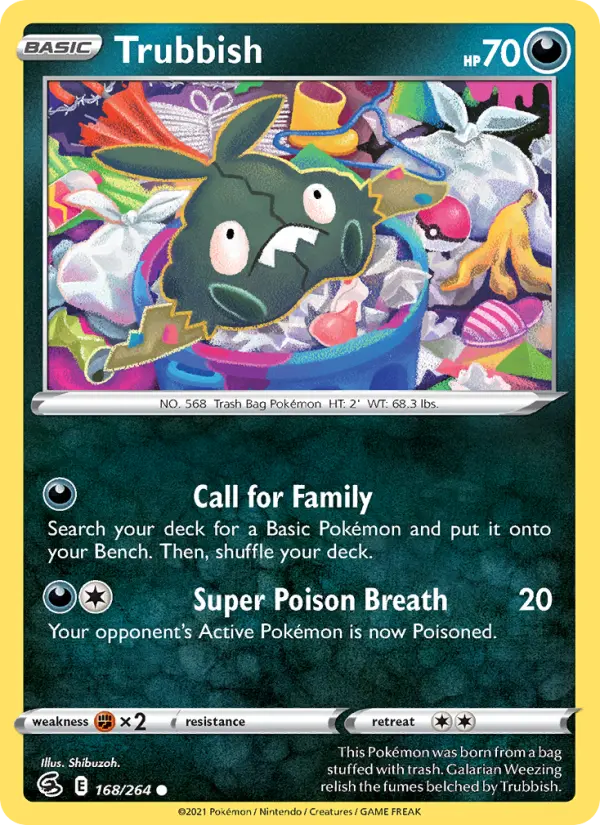 Trubbish, 168/264