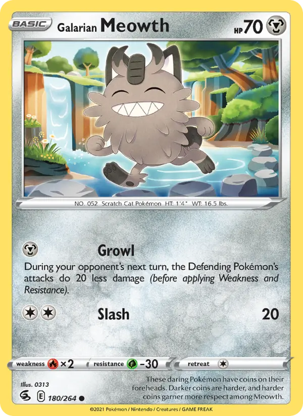 Galarian Meowth, 180/264
