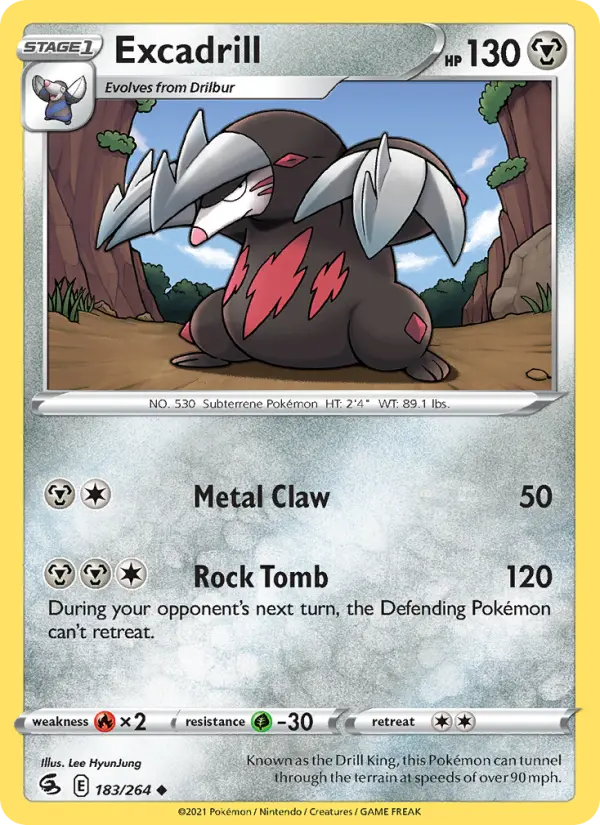 Excadrill, 183/264