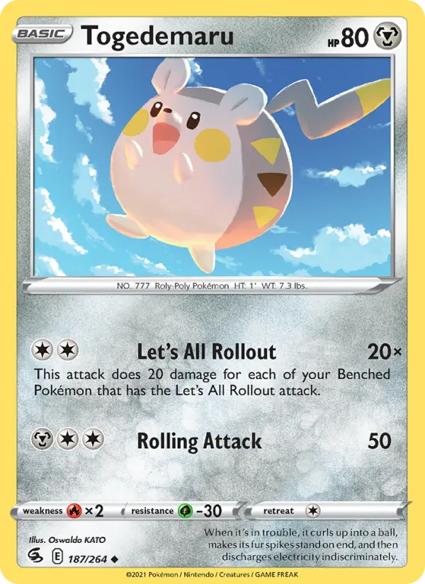 Togedemaru, 187/264