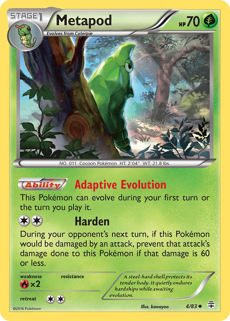 Metapod, 004/083