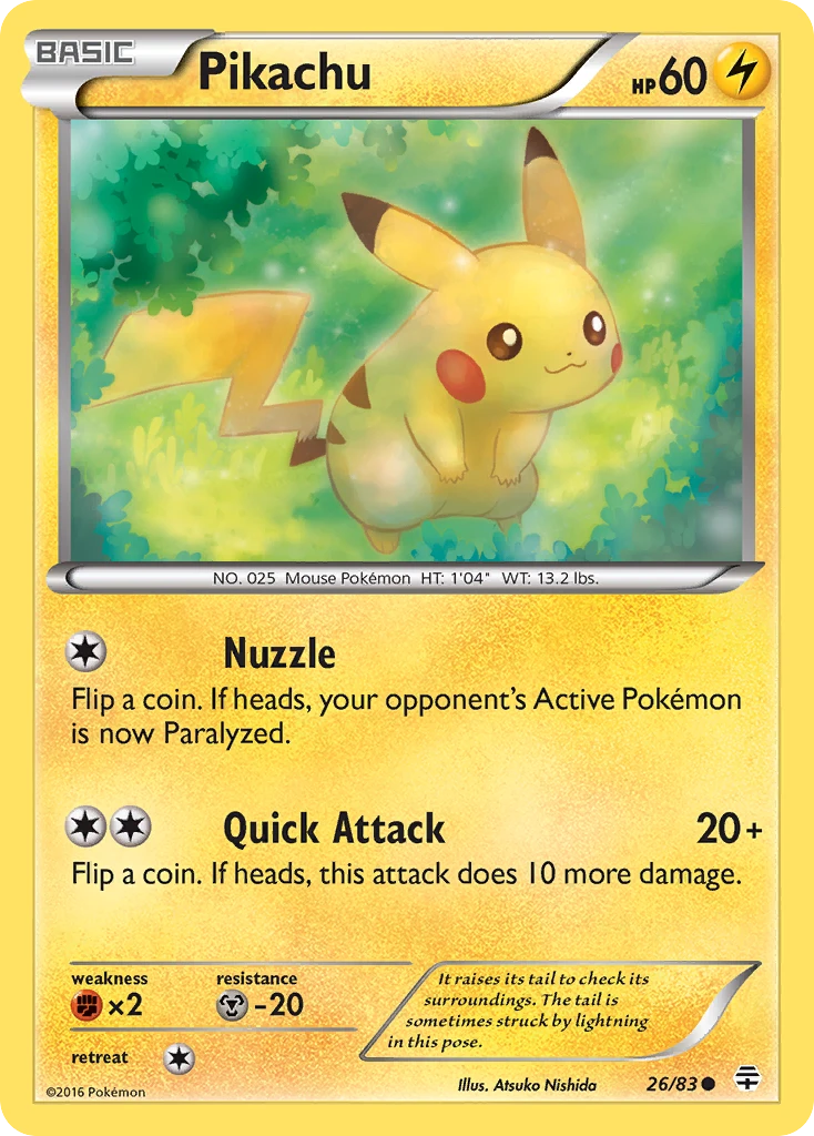 Pikachu, 026/083